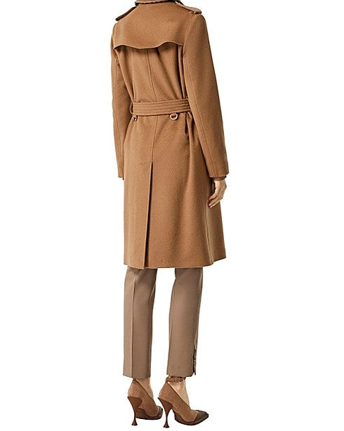 Regenerated Cashmere Trench Coat