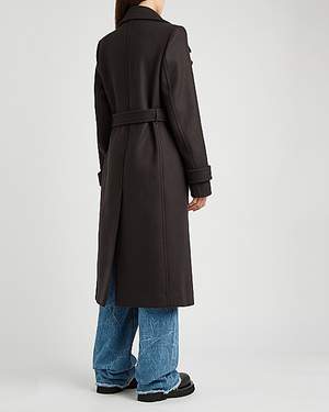 Rosia Double-Breasted Wool-Blend Coat