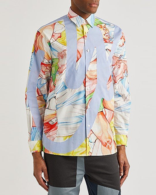 Rugby Printed Cotton-Poplin Shirt