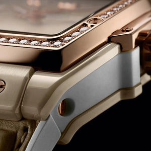 Spirit Of Big Bang Beige Ceramic King Gold Diamonds 39mm Watch