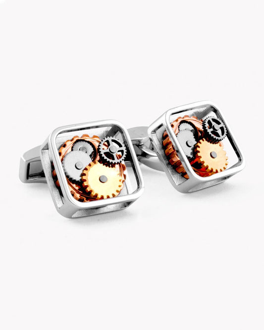 Square Gear Cufflinks