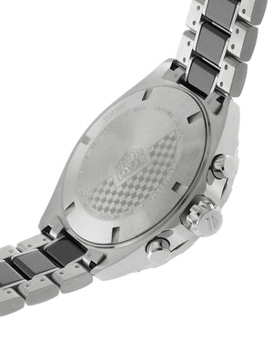 Mens Grey 43mm Quartz Chronograph Watch
