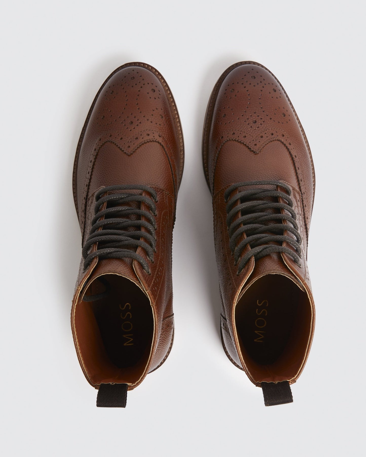 Tan Brogue Boot