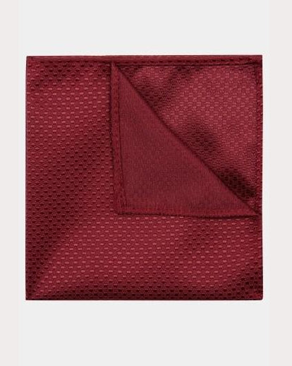 Wine Textured Pocket Square