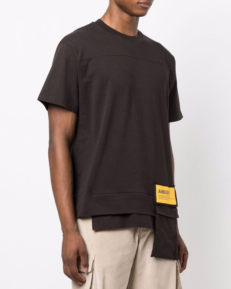 Waist Pocket T-Shirt Brown