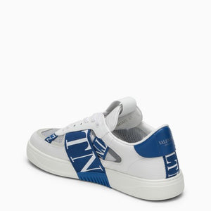 White/Blue VL7N Sneakers