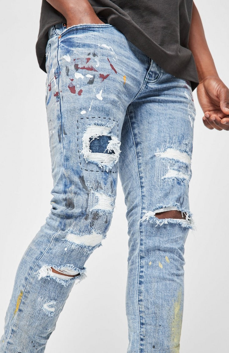 Paint Repair Faded Jean