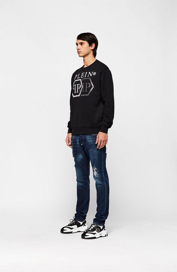 Double Stones Logo Crewneck Sweatshirt