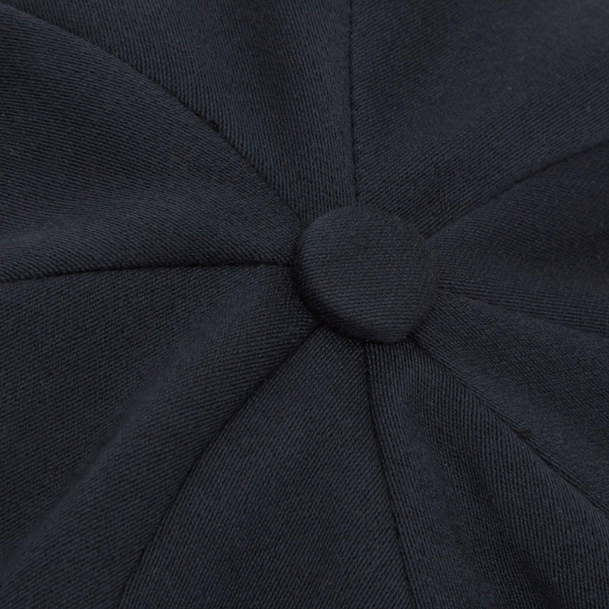 Ellis 8 Piece Satin Wool Flat Cap - Midnight Navy