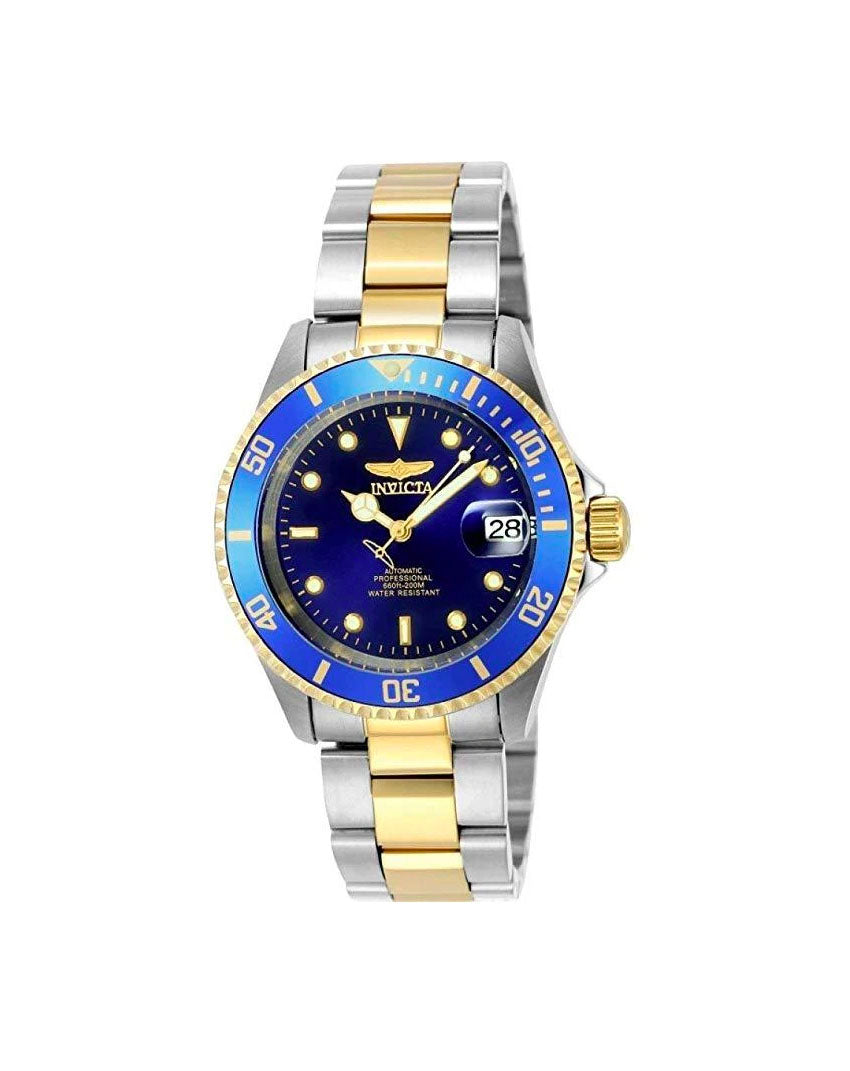 Pro Diver Unisex Wrist Watch Stainless Steel Automatic Blue Dial