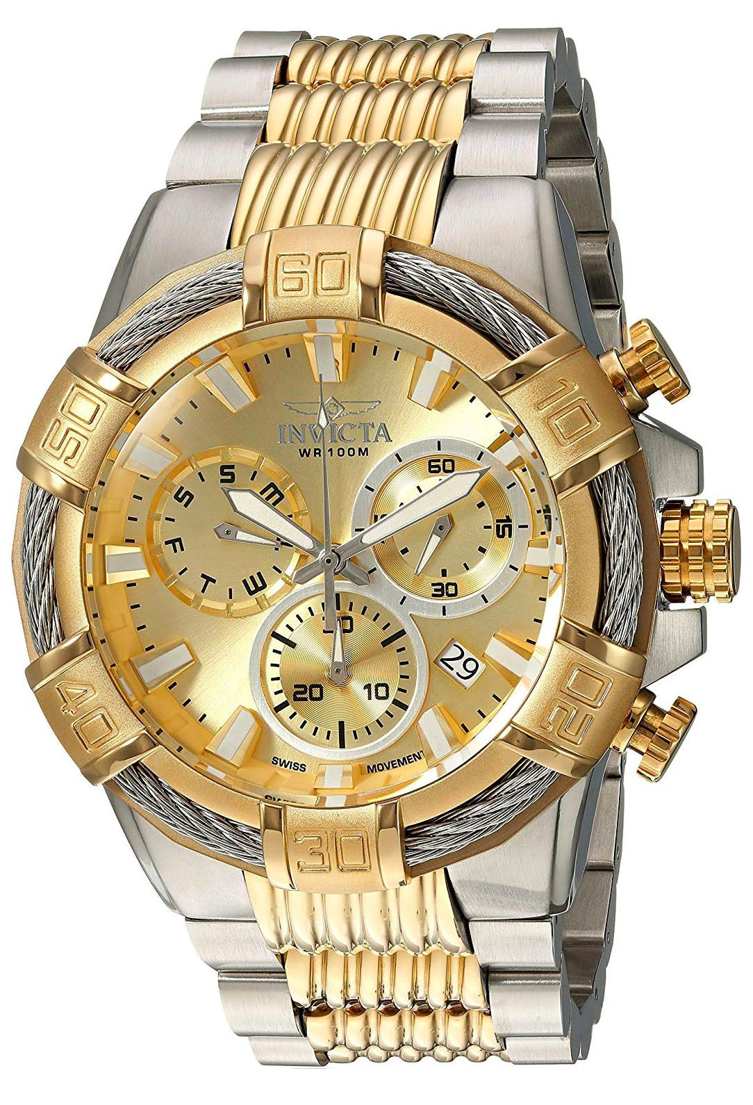 Invicta Men's Bolt Quartz Watch Stainless Steel Strap